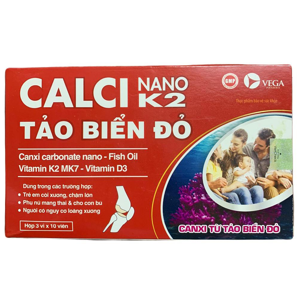 TẢO BIỂN ĐỎ CALCI NANO K2
