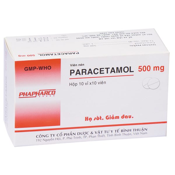 (vĩ) bình thuận PARACETAMOL 500MG 